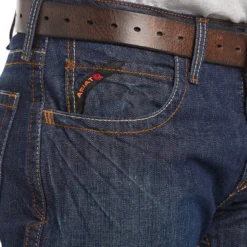 Ariat Men's FR M3 Loose Basic Stackable Jean 10 Ariat Men's FR M3 Loose Basic Stackable Jean -Equestrian Supplies Clothing Store 10014450 03