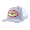 Red Dirt Jackalope Gray And White Cap