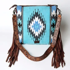 American Darling Turquoise Fringe Blanket Purse -Equestrian Supplies Clothing Store 120063 H