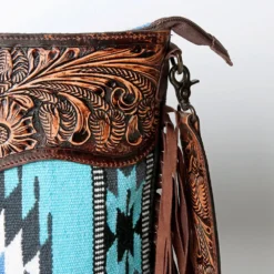 American Darling Turquoise Fringe Blanket Purse -Equestrian Supplies Clothing Store 120063 X