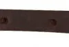 Brown Leather Curb Strap