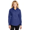 Women's Mediterranean Blue Long Sleeve Shirt