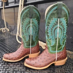 Macie Bean Tabaco Full Quill Ostrich Boots 7 Macie Bean Tabaco Full Quill Ostrich Boots -Equestrian Supplies Clothing Store 20220108 141524