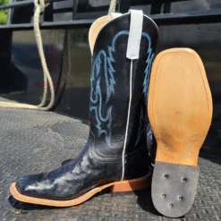 Anderson Bean Black Ostrich Boots -Equestrian Supplies Clothing Store 20220808 150722copy