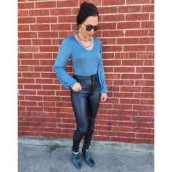 KanCan Black Faux Leather Skinny -Equestrian Supplies Clothing Store 20221116 130602