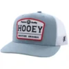 Hooey High Profile Lt. Blue/White Cap-Western Orig. Patch
