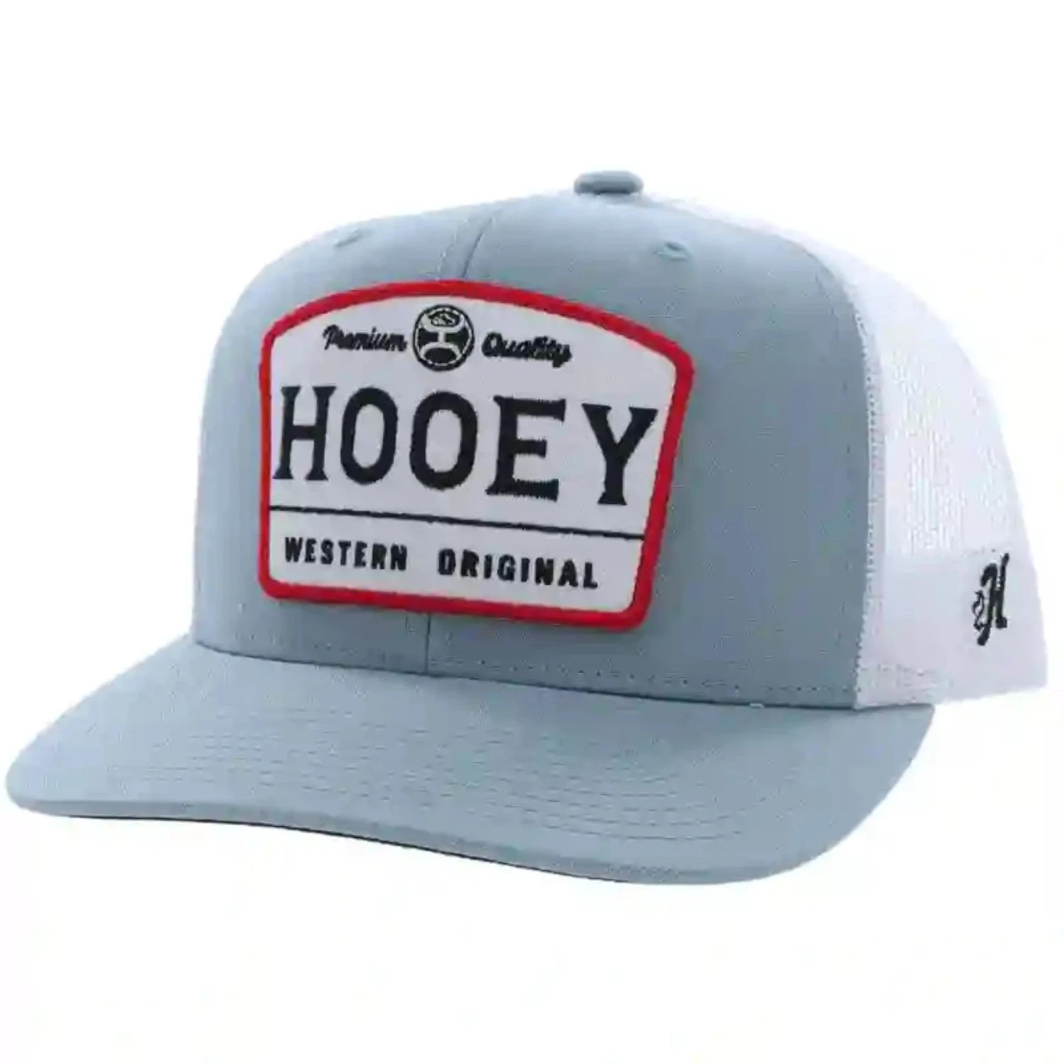 Hooey High Profile Lt. Blue/White Cap-Western Orig. Patch 1 Hooey High Profile Lt. Blue/White Cap-Western Orig. Patch