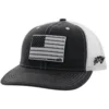 Hooey "Liberty Roper" Charcoal & White Cap