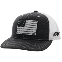 Hooey "Liberty Roper" Charcoal & White Cap