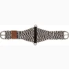 Mustang Black And White Wool Roper Cinch
