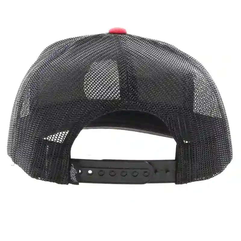 Hooey High Profile Red/Black Cap-Rose Hog Oil Rig Patch 3 Hooey High Profile Red/Black Cap-Rose Hog Oil Rig Patch - Image 3