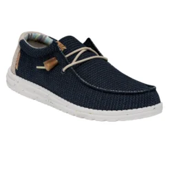 Heydude Hey Dude Men's Wally Eco Sox Orion Blue -Equestrian Supplies Clothing Store 40008 4MT WALLYSTRETCH ORIONBLUE RIGHTANGLE