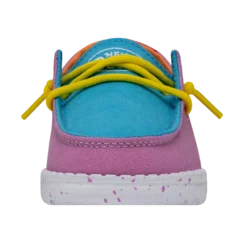 Heydude Hey Dude Wendy Toddler Slub Color Block 14 Heydude Hey Dude Wendy Toddler Slub Color Block -Equestrian Supplies Clothing Store 40144 9CI WENDYTODDLERSLUBCANVAS COLORBLOCK LEFTFRONT