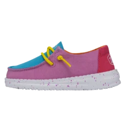 Heydude Hey Dude Wendy Toddler Slub Color Block 11 Heydude Hey Dude Wendy Toddler Slub Color Block -Equestrian Supplies Clothing Store 40144 9CI WENDYTODDLERSLUBCANVAS COLORBLOCK LEFTSIDE