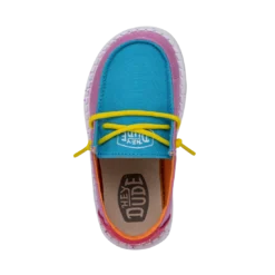 Heydude Hey Dude Wendy Toddler Slub Color Block 15 Heydude Hey Dude Wendy Toddler Slub Color Block -Equestrian Supplies Clothing Store 40144 9CI WENDYTODDLERSLUBCANVAS COLORBLOCK LEFTTOP