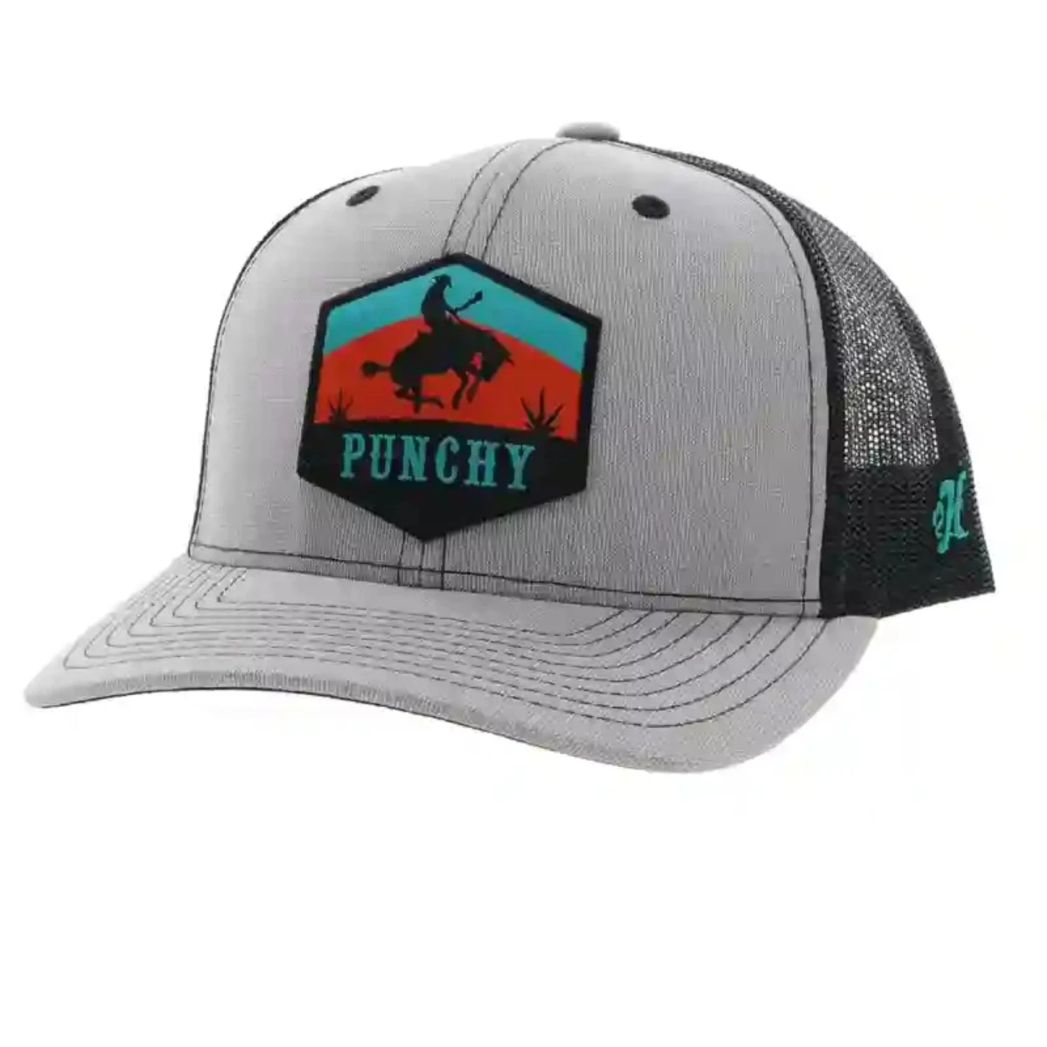 HOOey Gry/Blk Punchy Cap 1 HOOey Gry/Blk Punchy Cap