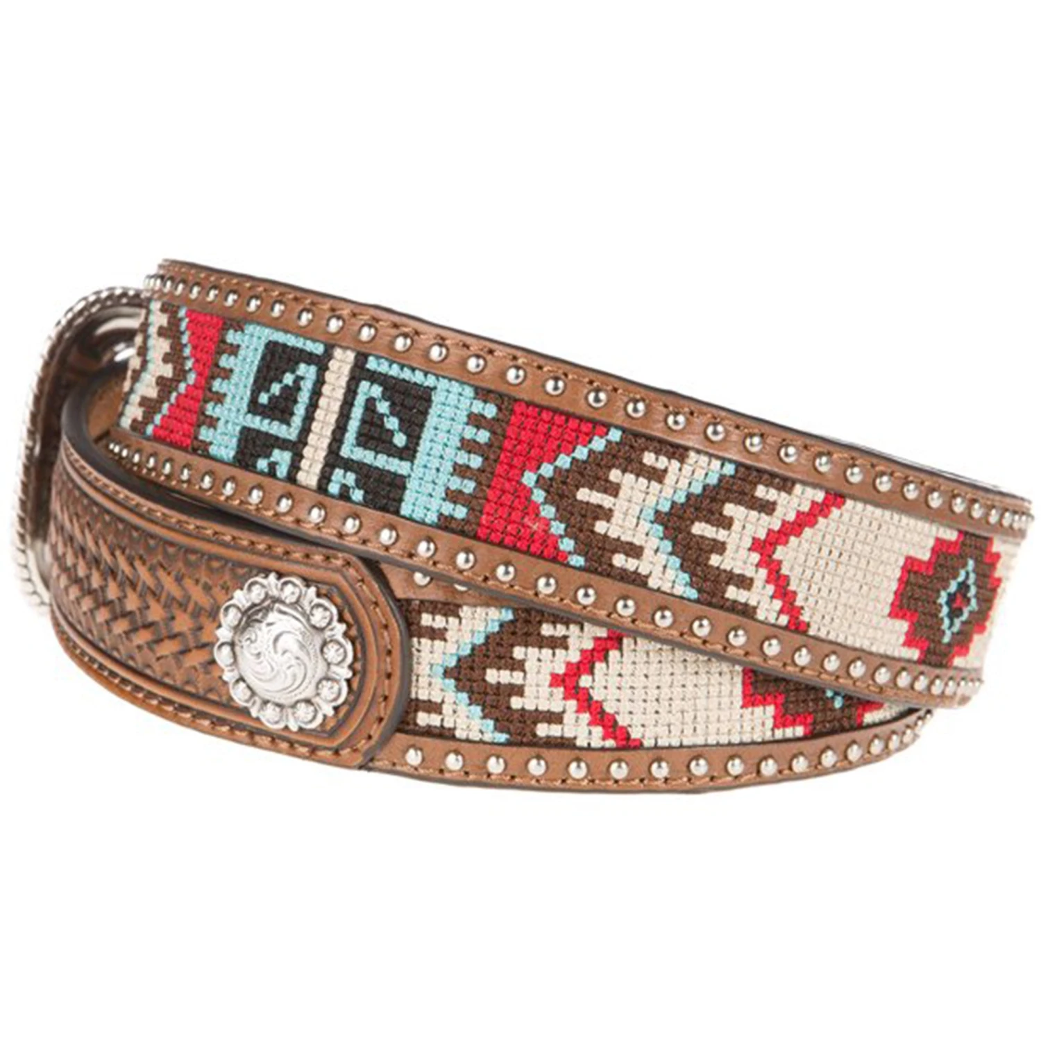 Ariat Men's Embroidery Belt 2 Ariat Men's Embroidery Belt - Image 2