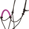 Mustang Solid Nose Rope Halter - Pink