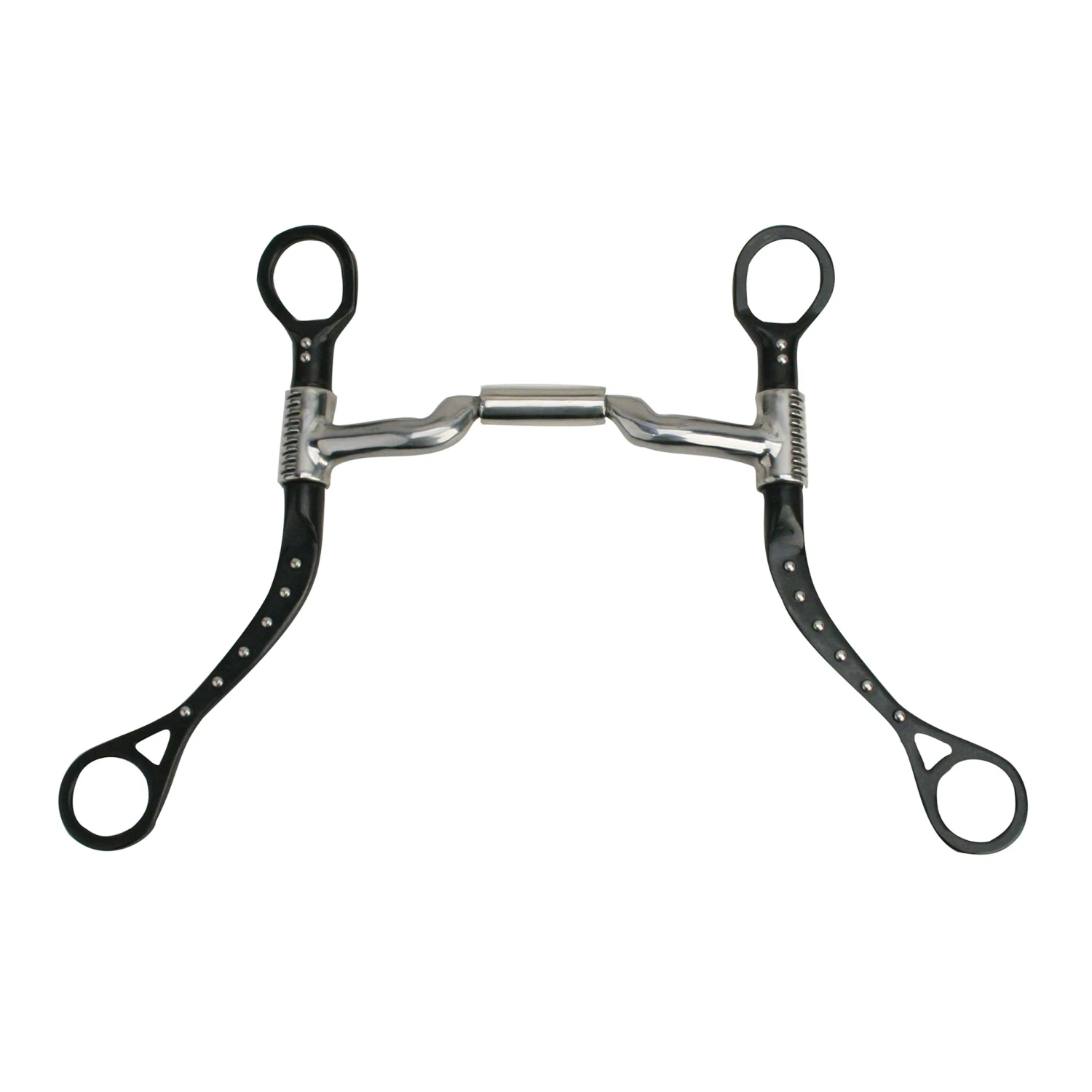 Myler MBB Black Steel Flat Shank With Mullen Low Ported Barrel MB 06 1 Myler MBB Black Steel Flat Shank With Mullen Low Ported Barrel MB 06