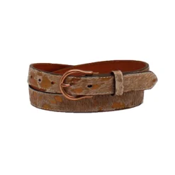 Ariat Women's 1" Metallic Cowhide Belt