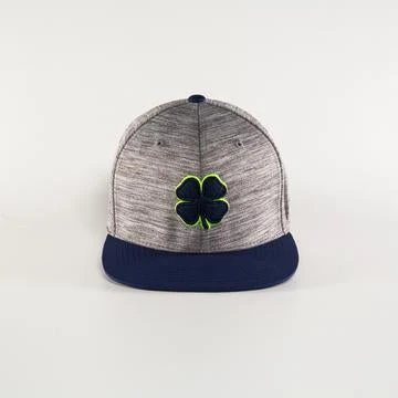Black Clover Heather Grey/Navy Cap With Navy Clover/Neon Trim 1 Black Clover Heather Grey/Navy Cap With Navy Clover/Neon Trim