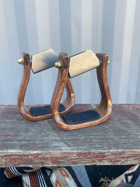 Nettles 2" Cherry Stirrup With Leveler 1 Nettles 2" Cherry Stirrup With Leveler