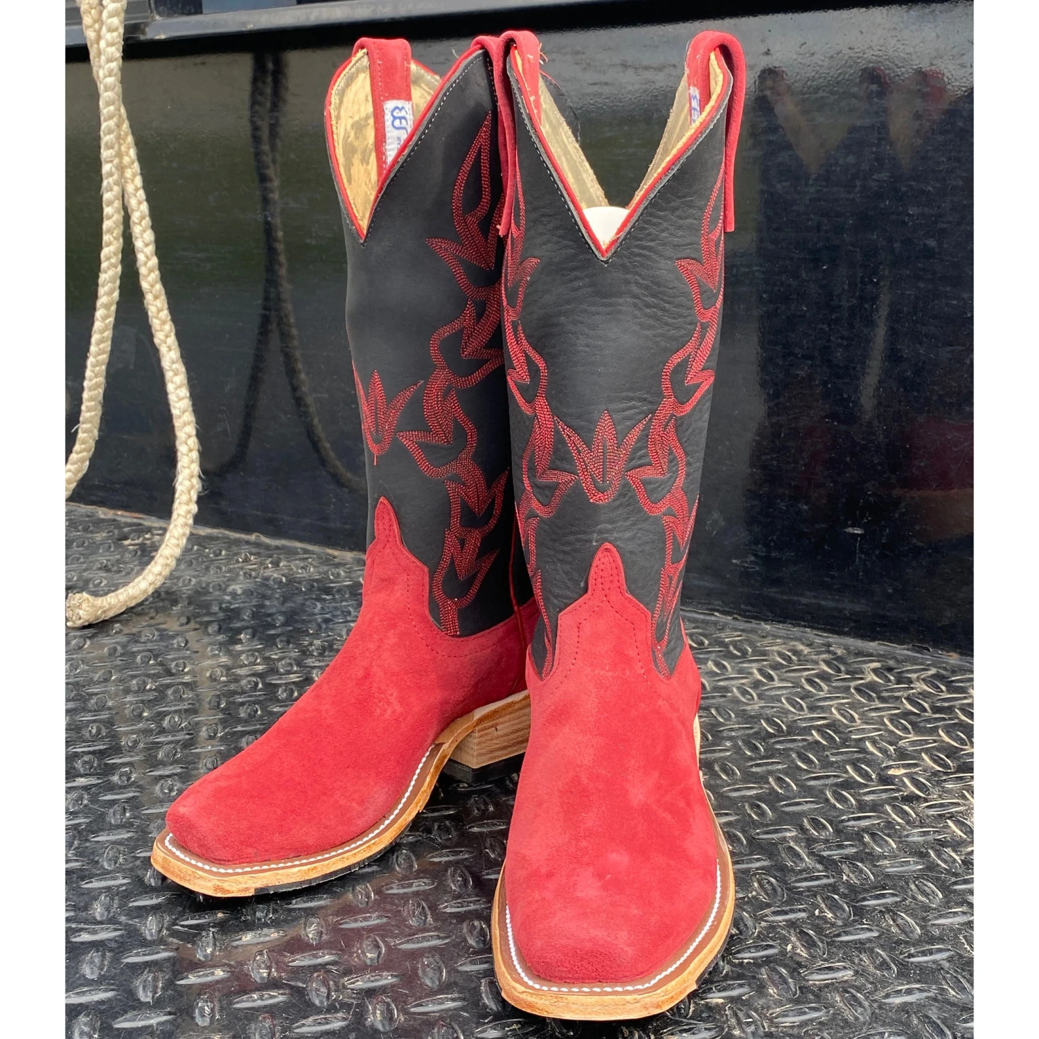 Anderson Bean Red Firebird Suede Boots 1 Anderson Bean Red Firebird Suede Boots