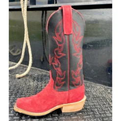 Anderson Bean Red Firebird Suede Boots 8 Anderson Bean Red Firebird Suede Boots -Equestrian Supplies Clothing Store IMG 6145