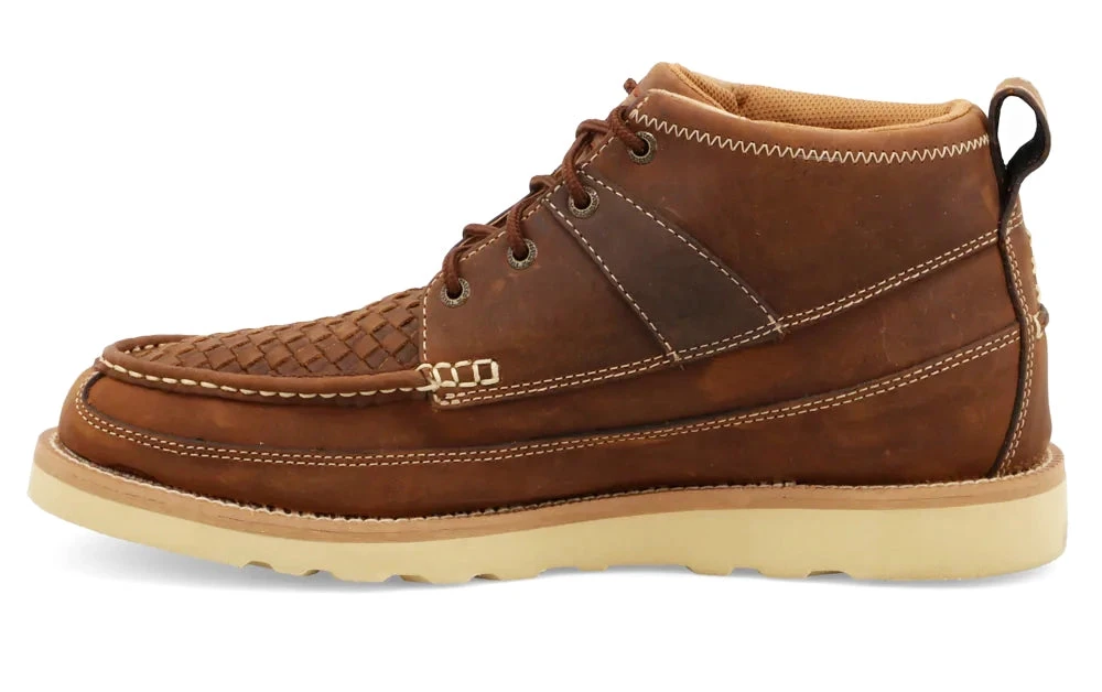 Twisted X Men's Oil Brown Weave Casual 2 Twisted X Men's Oil Brown Weave Casual - Image 2