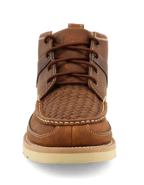 Twisted X Men's Oil Brown Weave Casual 3 Twisted X Men's Oil Brown Weave Casual - Image 3