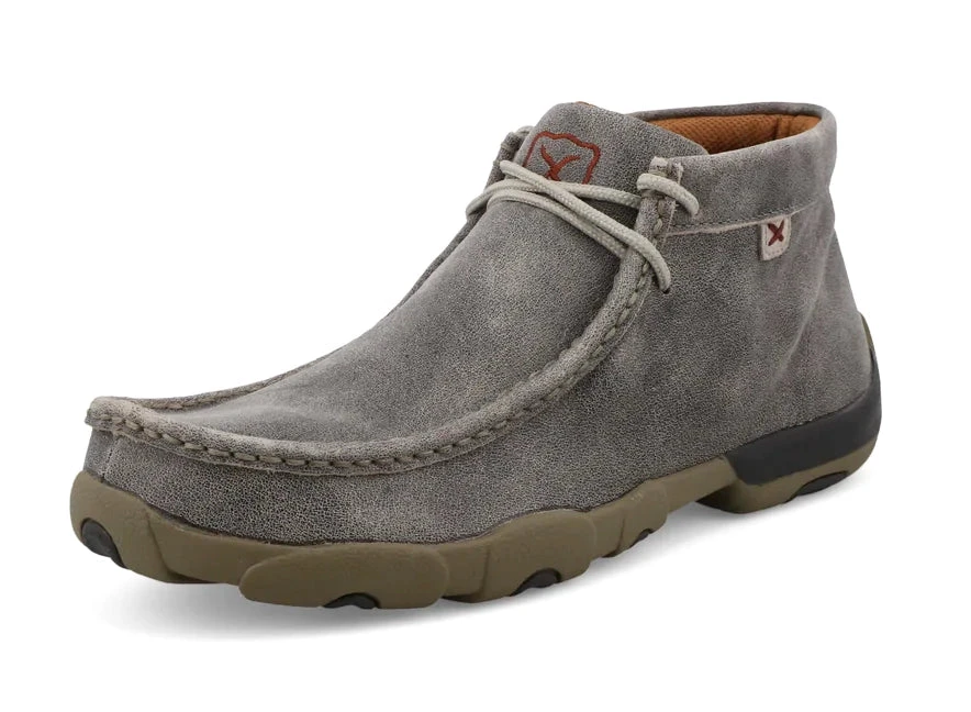 Twisted X Men's Grey Chukka Driving Mocc 1 Twisted X Men's Grey Chukka Driving Mocc