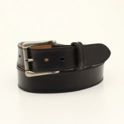 Men's Black Plain Belt