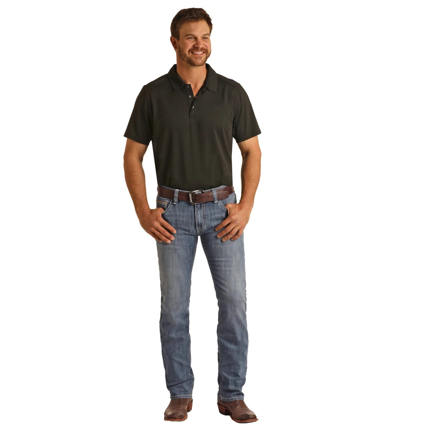 Rock & Roll Revolver Slim Fit Stretch Ivory V Straight Boot Cut Jeans 1 Rock & Roll Revolver Slim Fit Stretch Ivory V Straight Boot Cut Jeans