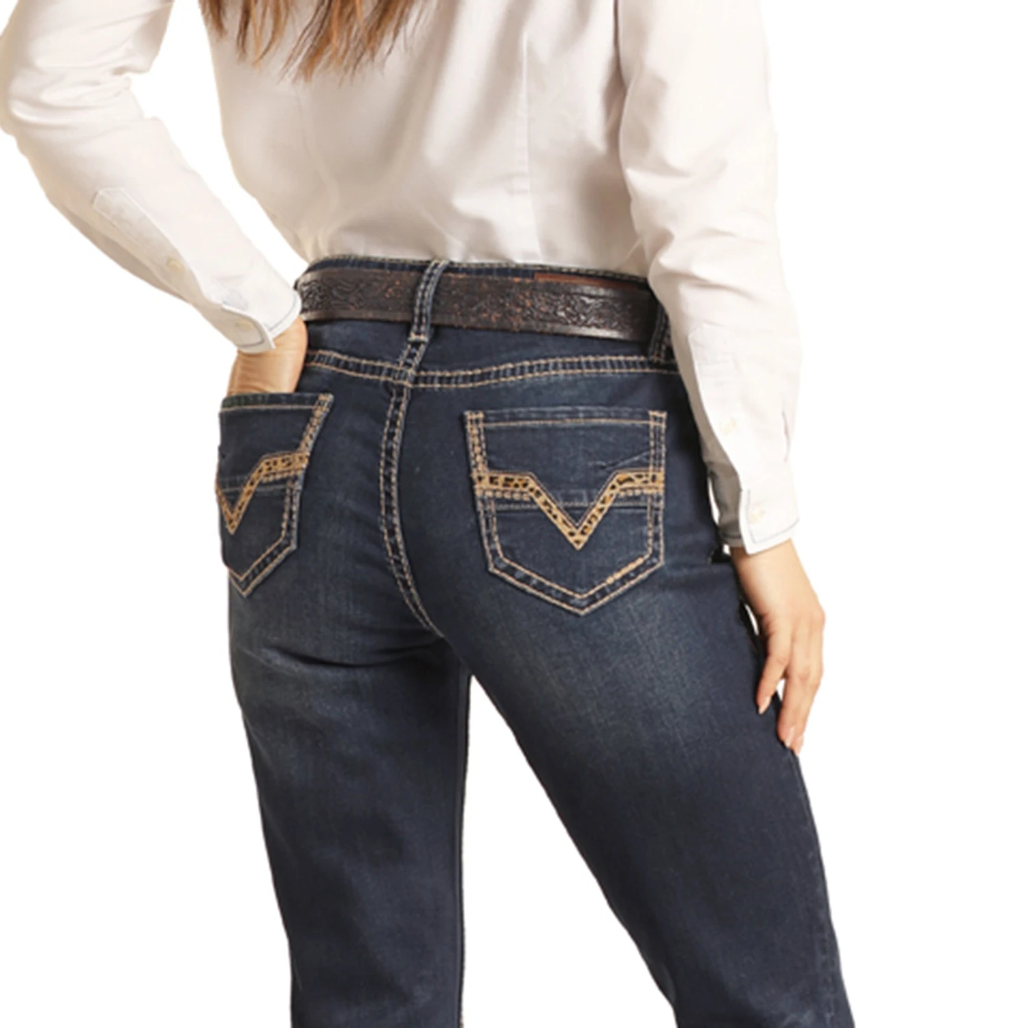 Ladies Cheetah Pocket Riding Jean 4 Ladies Cheetah Pocket Riding Jean - Image 4
