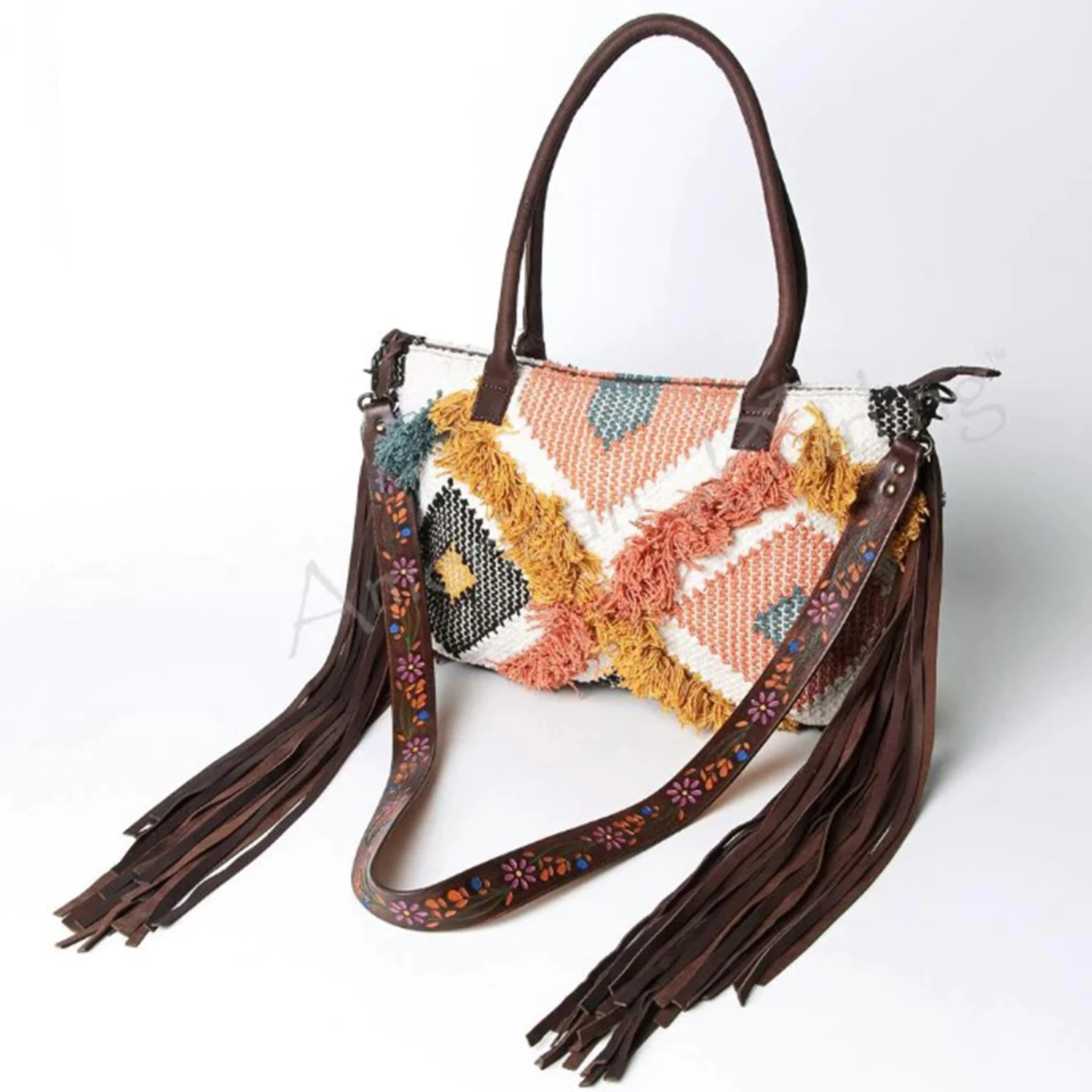 American Darling Shaggy Saddle Blanket Crossbody 1 American Darling Shaggy Saddle Blanket Crossbody