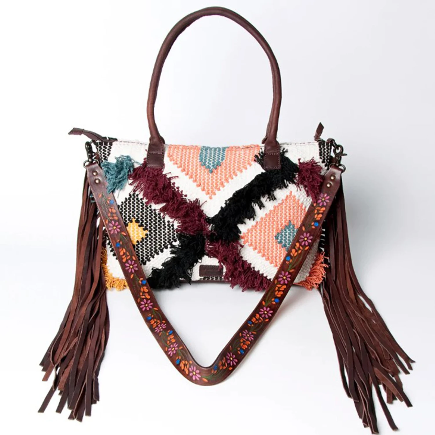 American Darling Shaggy Saddle Blanket Crossbody 2 American Darling Shaggy Saddle Blanket Crossbody - Image 2