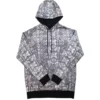Hooey Men's Mesa Grey And White Hoody