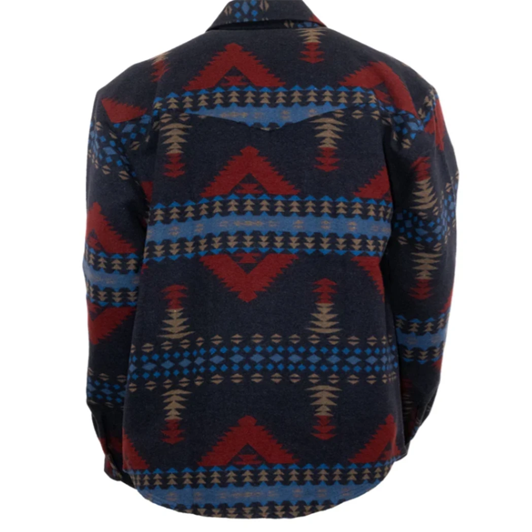 Outback Elliot Navy/Red Shacket 3 Outback Elliot Navy/Red Shacket - Image 3