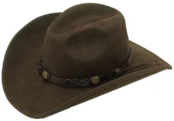 Dakota Crushable Brown Wool Hat