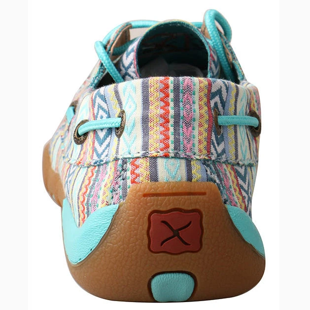 Twisted X Women's Multi Colored Turquoise Driving Moc 2 Twisted X Women's Multi Colored Turquoise Driving Moc - Image 2