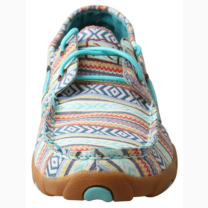 Twisted X Women's Multi Colored Turquoise Driving Moc 3 Twisted X Women's Multi Colored Turquoise Driving Moc - Image 3