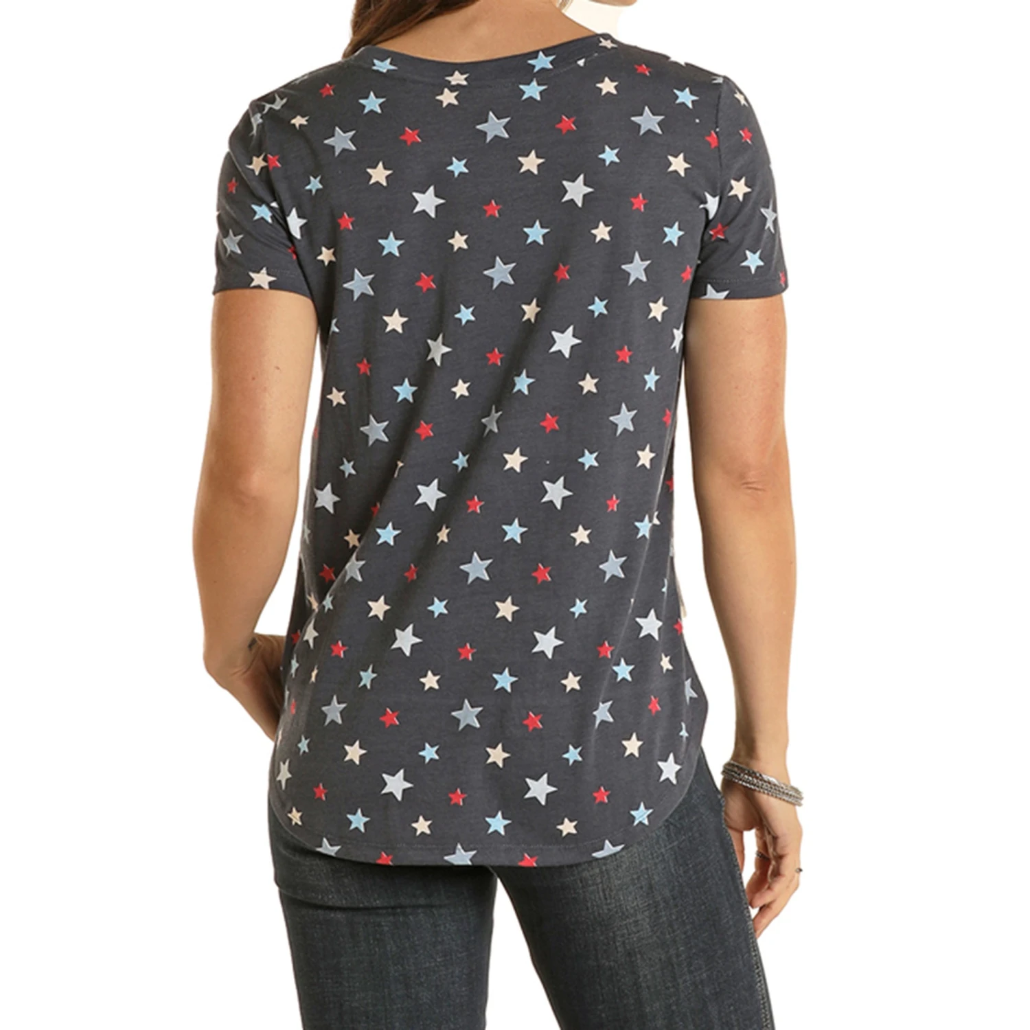 Women's Stars Swing Tee Shirt 3 Women's Stars Swing Tee Shirt - Image 3