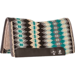 Classic Equine Charcoal & Teal Zone Pad