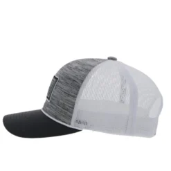 Hooey Doc Grey & White Cap -Equestrian Supplies Clothing Store docgrywht 3