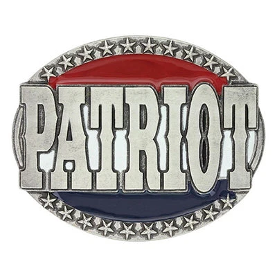 Montana Silversmiths Red, White And Blue Patriot Buckle 1 Montana Silversmiths Red, White And Blue Patriot Buckle