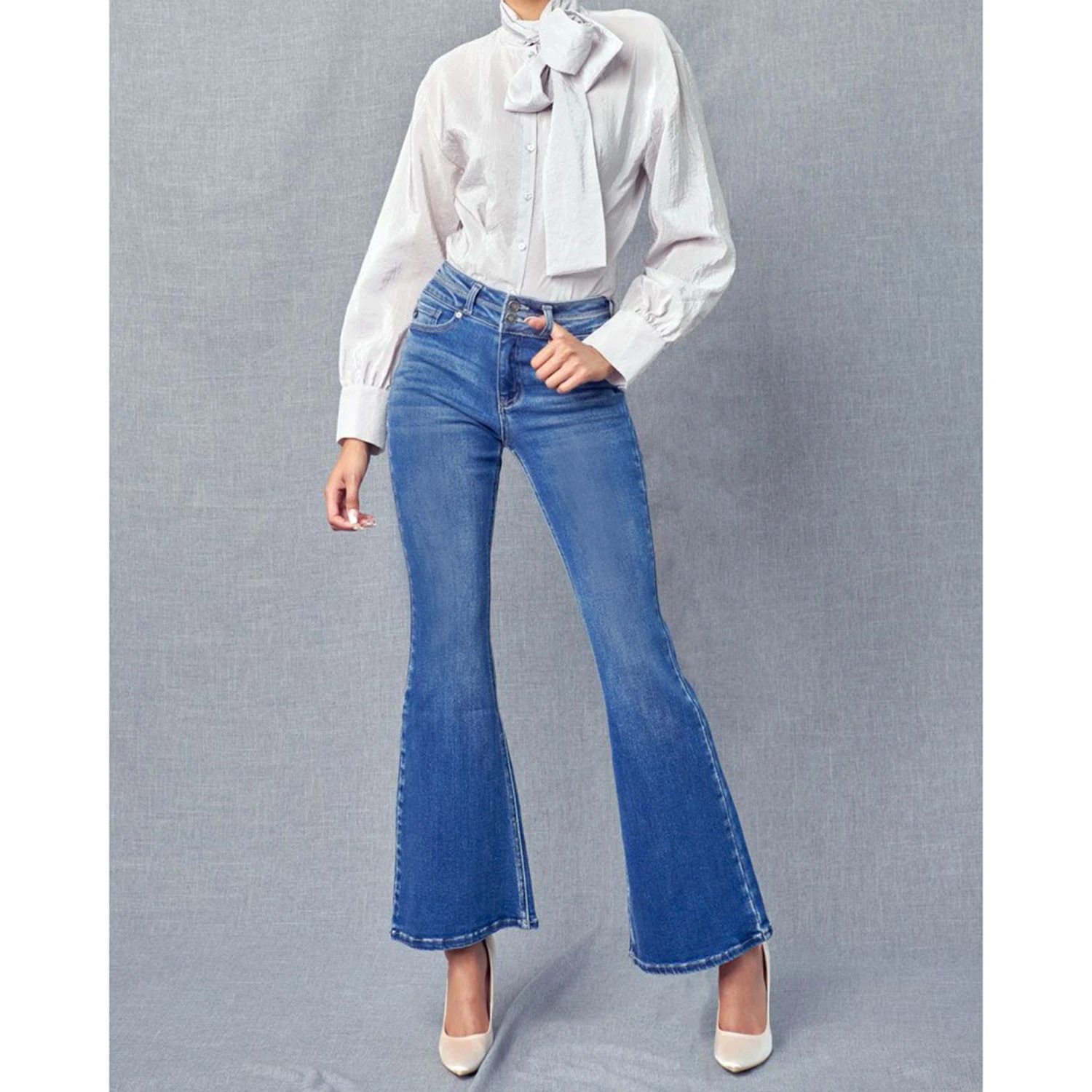 KanCan Vida High Rise Flare Jean 2 KanCan Vida High Rise Flare Jean - Image 2