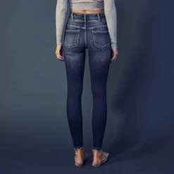 KanCan Double Button Skinny High Rise -Equestrian Supplies Clothing Store kc9254d 5 1