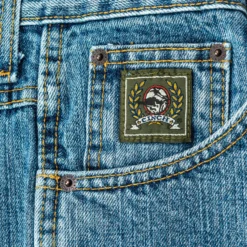 Cinch Medium Stonewash Green Label Jeans -Equestrian Supplies Clothing Store mb90530001 1168 detail