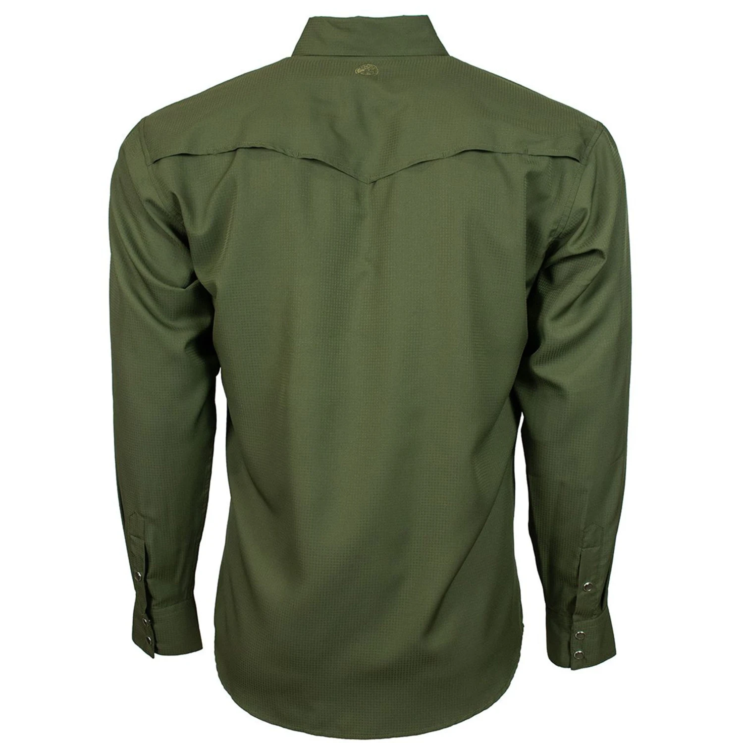 Hooey Olive Sol Western Long Sleeve 2 Hooey Olive Sol Western Long Sleeve - Image 2