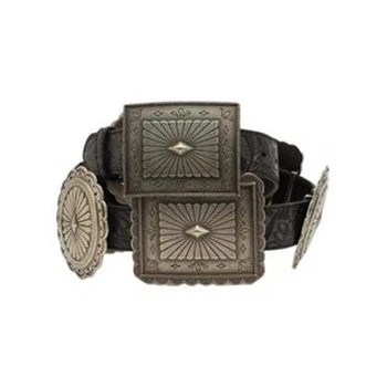 Ariat Western Belt Womens Embossed Conchos 1 Ariat Western Belt Womens Embossed Conchos